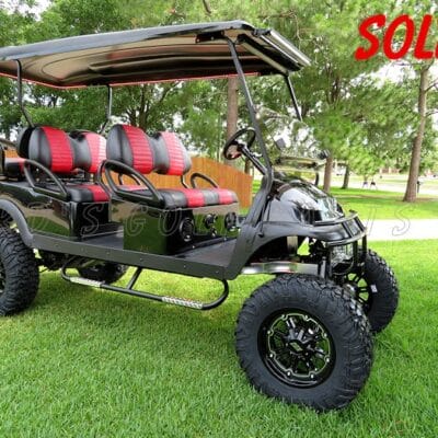 Custom 2014 Club Car Precedent 'Monster' Gas Powered Six-Passenger Limo