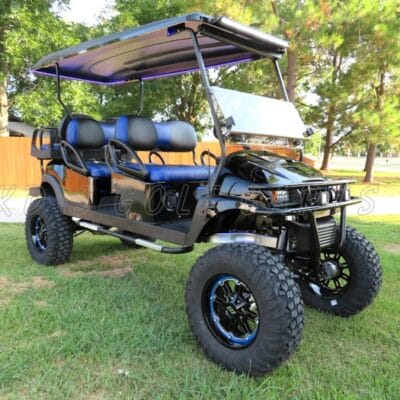 Custom 2016 Club Car Precedent Phantom 'Monster' Gas Powered Six-Passenger Limo