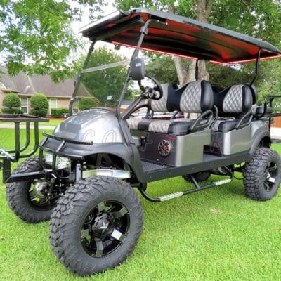 Custom 2016 Club Car Precedent 'Monster' Gas Powered Six-Passenger Limo