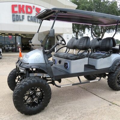 Custom 2016 Club Car Precedent 'Monster' Gas Powered Six-Passenger