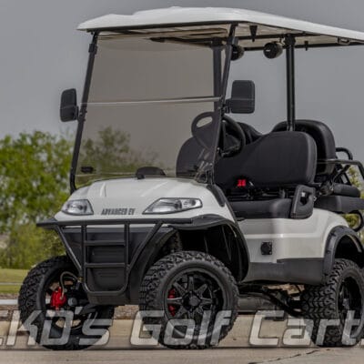 2021 Glacier White Advanced EV Black Seats