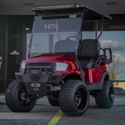 2022 Cherry Red Club Car Alpha