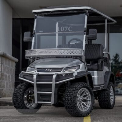 2024 Advanced EV Advent Lithium Golf Cart – Silver