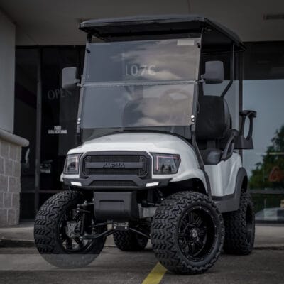 2019 Arctic White Club Car Alpha Gas
