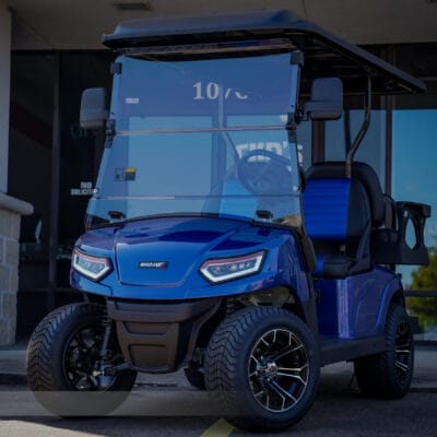 2024 Madjax E-Series 4-Passenger Lithium Powered Golf Cart – Blue
