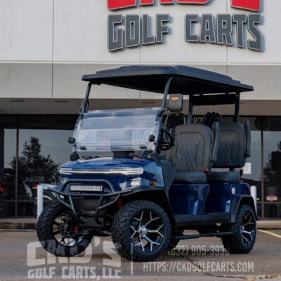 2025 Denago Rover XL Lithium Golf Cart – Navy Blue