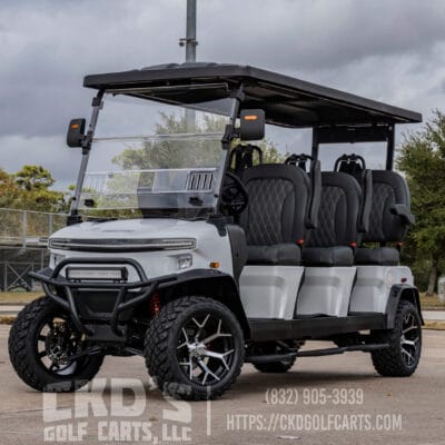 2025 Denago Rover XXL Lithium Golf Cart - White