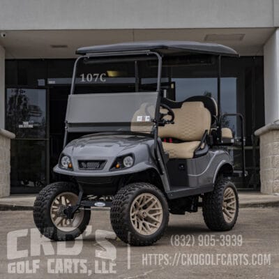 2017 EZGO S4 TXT 4-Passenger Gas Golf Cart – Gray