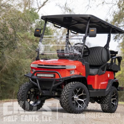 2025 Denago Nomad XL Lithium Golf Cart – Scarlett Red