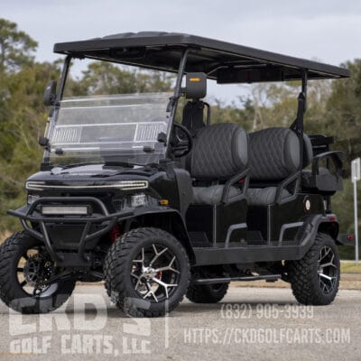 2025 Denago Rover XL-6 Lithium Golf Cart - Black