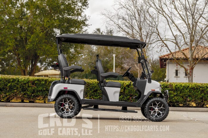 2025 Denago Rover XL Lithium Golf Cart - White - CKD's Golf Carts