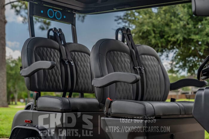 2026 Denago Rover XL Lithium Golf Cart - Matte Black - CKD's Golf