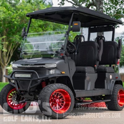 2025 Custom Denago Rover XL Lithium Golf Cart -  Matte Black
